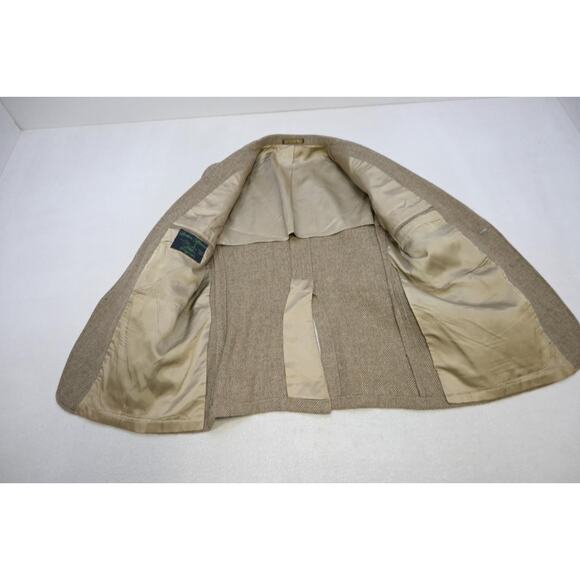 VTG Boston Harbor Tweed Handwoven Wool Blazer Sports Jacket Mens Sz 38 R - Picture 11 of 13